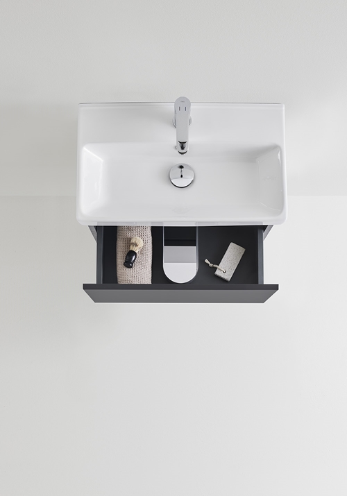 UNDER CABINET NEAT DRAWERS ANTHRACITE 550 WITH BASIN