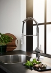 KITCHEN FAUCET DINE CHROME WITH DISHWASH VALVE