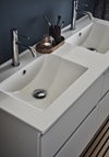 UNDER CABINET STYLE 1200D WHITE WITH BASIN