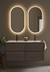 Under Cabinet Go Plus Dark Oak 1200D With Basin