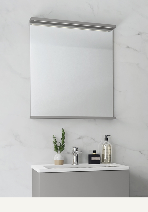 MIRROR STORE LEDPROFILE GREY 600