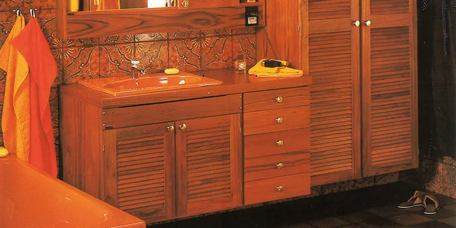 Bathroom furniture Hafa Classic in teak