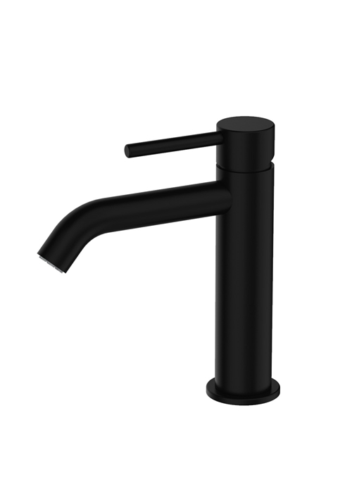 BASIN MIXER WIND LOW BLACK