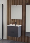 VANITY UNIT SHAPE 600 ANTRACIT WITH BASIN