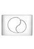 Moon Flushing Button White