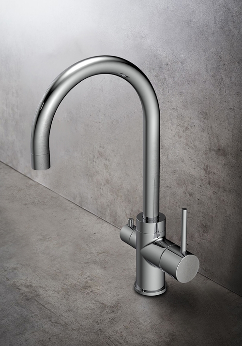 KITCHEN FAUCET BOW CHROME WITH DISHWASH VALVE