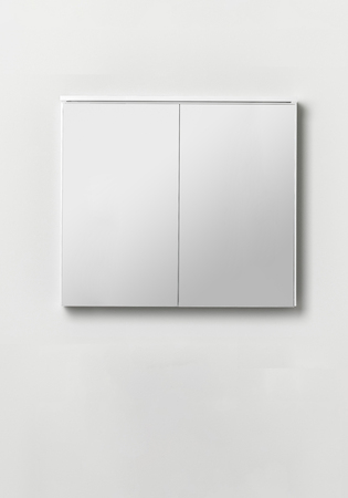 Edge Mirror Cabinet 800 White