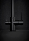 KITCHEN FAUCET DINE BLACK WITH DISHWASH VALVE