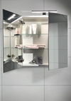 GO 600 COMPL WITH MIRROR CABINET BLACK