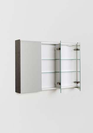 Mirror Cabinet Shift Dark Oak 1000