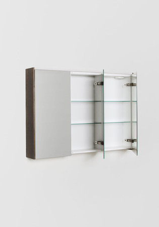 Mirror Cabinet Shift Smoked Oak 1000