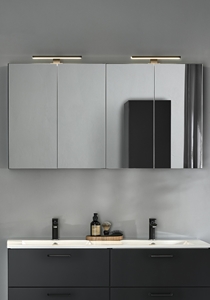 MIRROR CABINET GO BLACK 1200