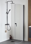 SHOWER DOOR IGLOO PRO BEND 90 CLEAR BLACK