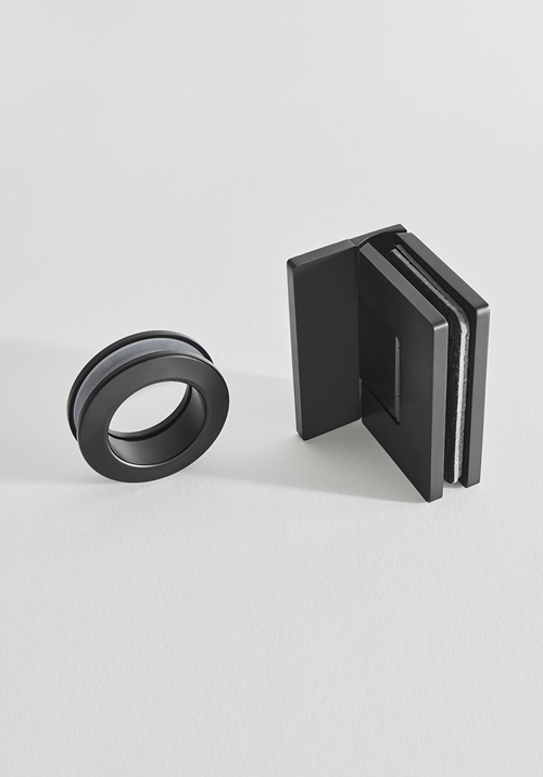 SHOWER DOOR INFINITY 100 BLACK