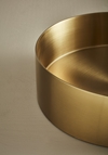 BASIN CIRCLE STEEL BRUSHED BRASS