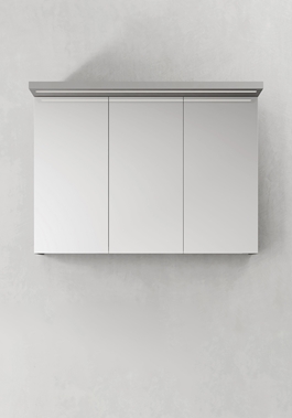 MIRROR CABINET STORE LEDPROFILE GREY 1000