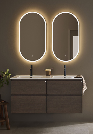 Under Cabinet Go Plus Dark Oak 1200D With Basin