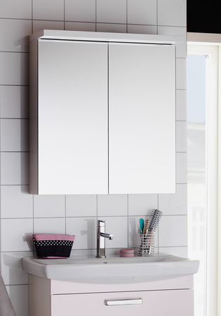Life Mirror Cabinet 700 White