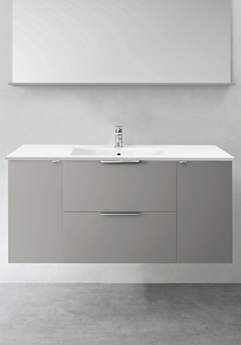 VANITY UNIT SHAPE 1200C GREY WITH BASIN