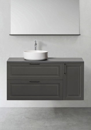 Undercabinet Grace 1100 (800 W Sidemodule Softclose 300) Anthracite