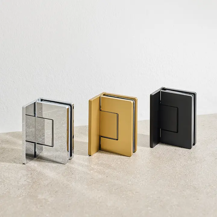 Choose from three colours, chrome, matte black and brushed brass