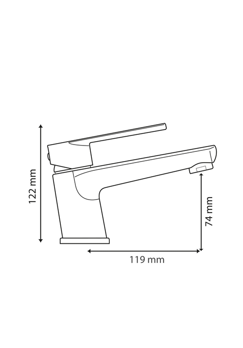 MIX LEAN ECO BASIN MIXER CHROME