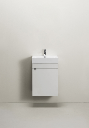Vanity Cabinet Go 1 Door White 450