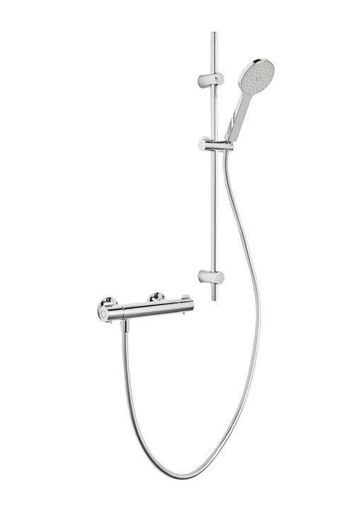 SHOWER SET GAIA ECO WITH SHOWER MIXER SMARTMIX CHROME CC150