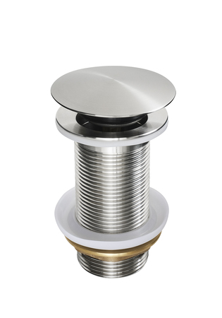 Pop Up Outlet Without Overflow Basin Ss Brushed