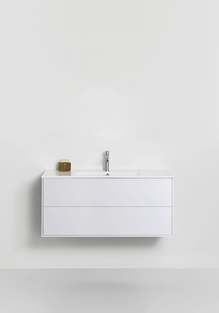 Tvättställskåp Edge White 1000 With Basin