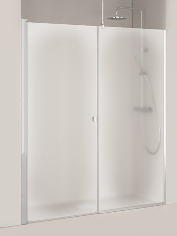 IGLO PRO NICHE SHOWER DOUBLE SCREEN WALL STRAIGHT + FIXED