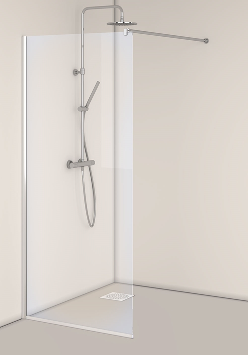 SHOWER WALL IGLOO PRO I-WALL CLEAR GLASS 90