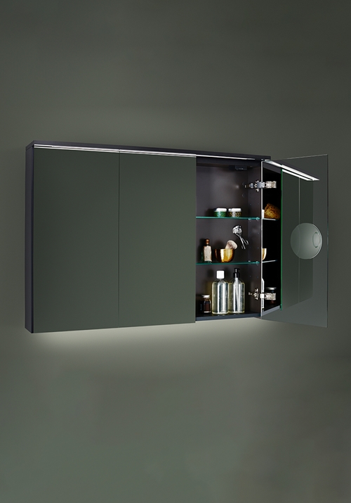 EDGE MIRROR CABINET 1000 ANTHRACITE