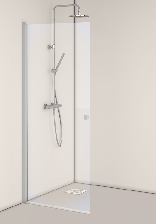 SHOWER DOOR IGLOO PRO STR CLEAR GLASS 70 ALUMINIUM