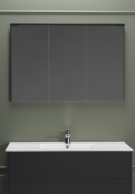 EDGE MIRROR CABINET 1000 ANTHRACITE