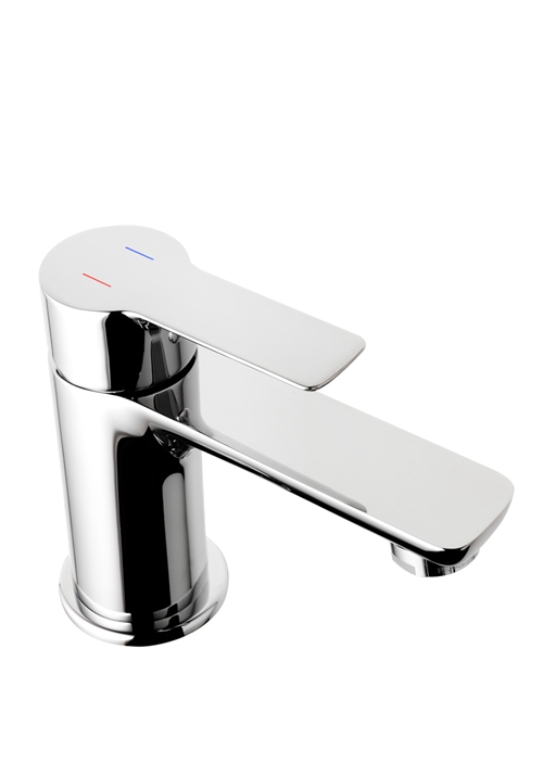 THIN BASIN MIXER CHROME