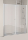 SHOWER WALL IGLOO PRO NICHE 1355-1390MM DOOR 70 +  WALL 70 CLEAR GLASS ALUMINIUM