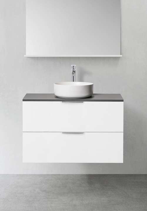 VANITY UNIT SHAPE WHITE 900